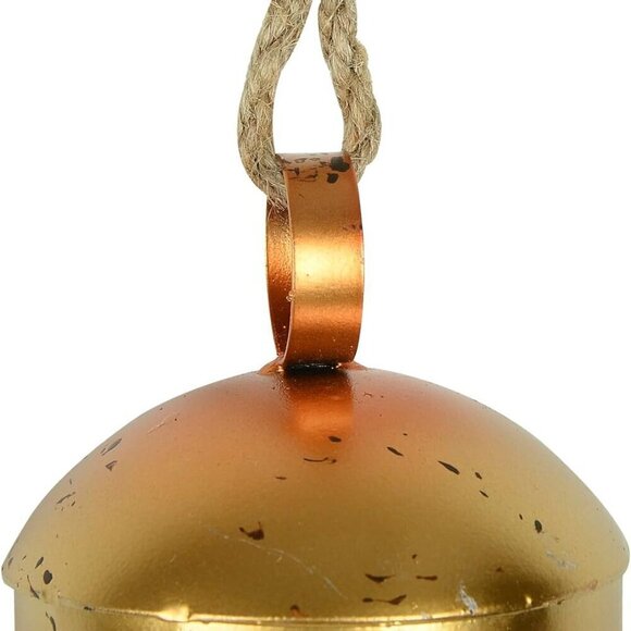 Handmade Rustic Bells, Gold Bells / Cow Bells  (3 pc) BRAND NEW - Picture 4 of 5